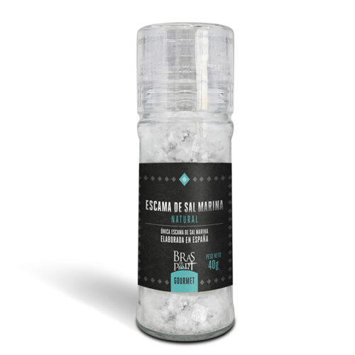 Molinillo de escamas de sal marina natural 40 g